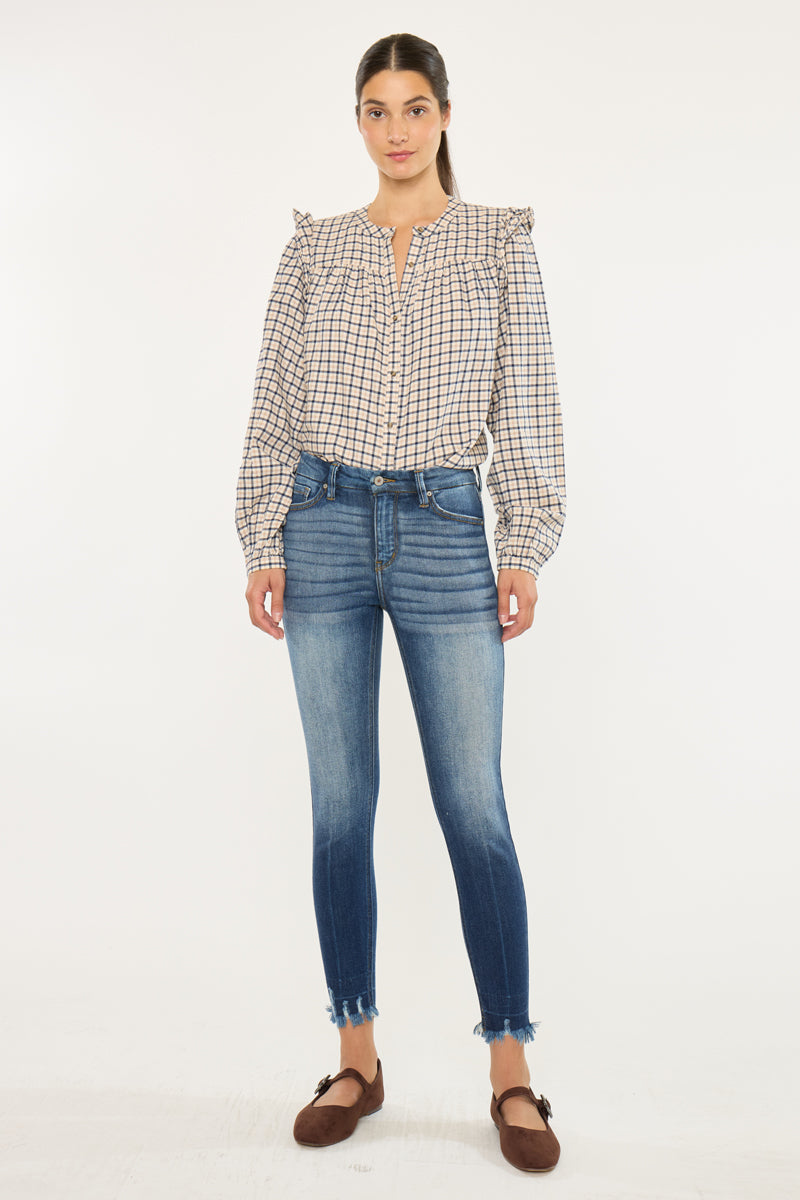 Eliza High Rise Ankle Skinny Jeans