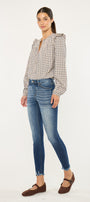 Eliza High Rise Ankle Skinny Jeans - Official Kancan USA