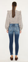 Eliza High Rise Ankle Skinny Jeans - Official Kancan USA