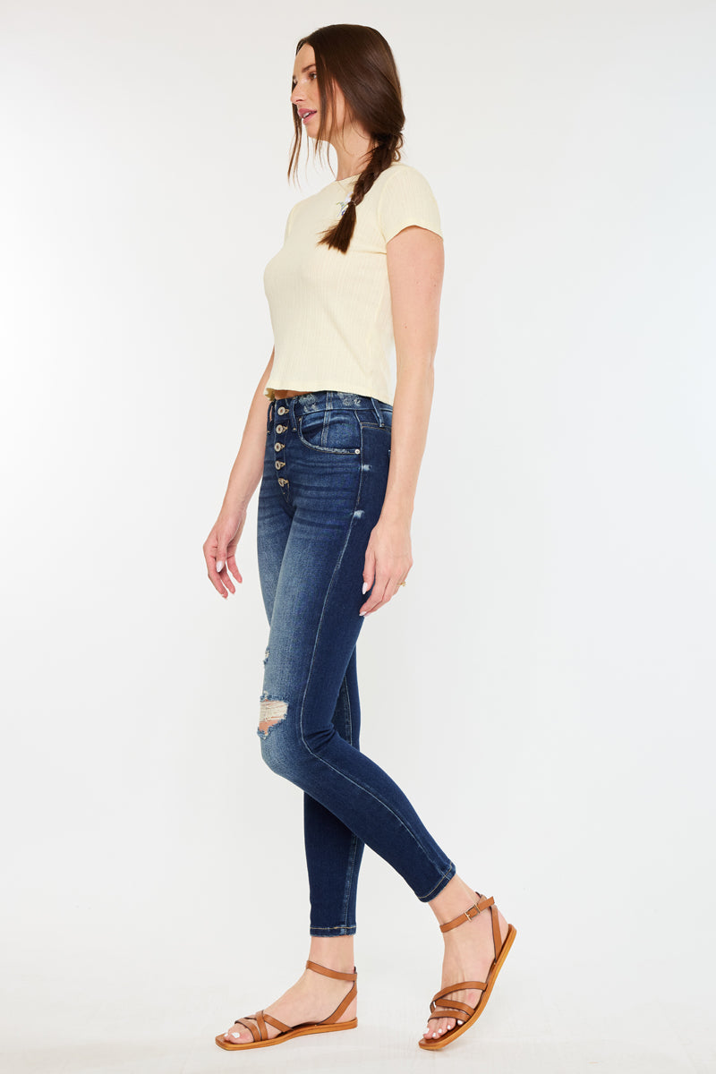 Novah High Rise Super Skinny Jeans - Official Kancan USA