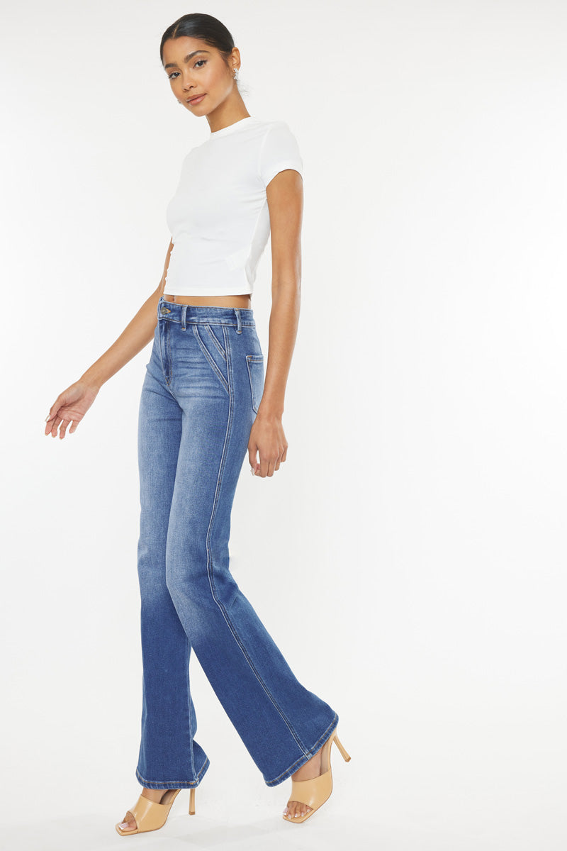 Celia Ultra High Rise Wide Flare - Official Kancan USA