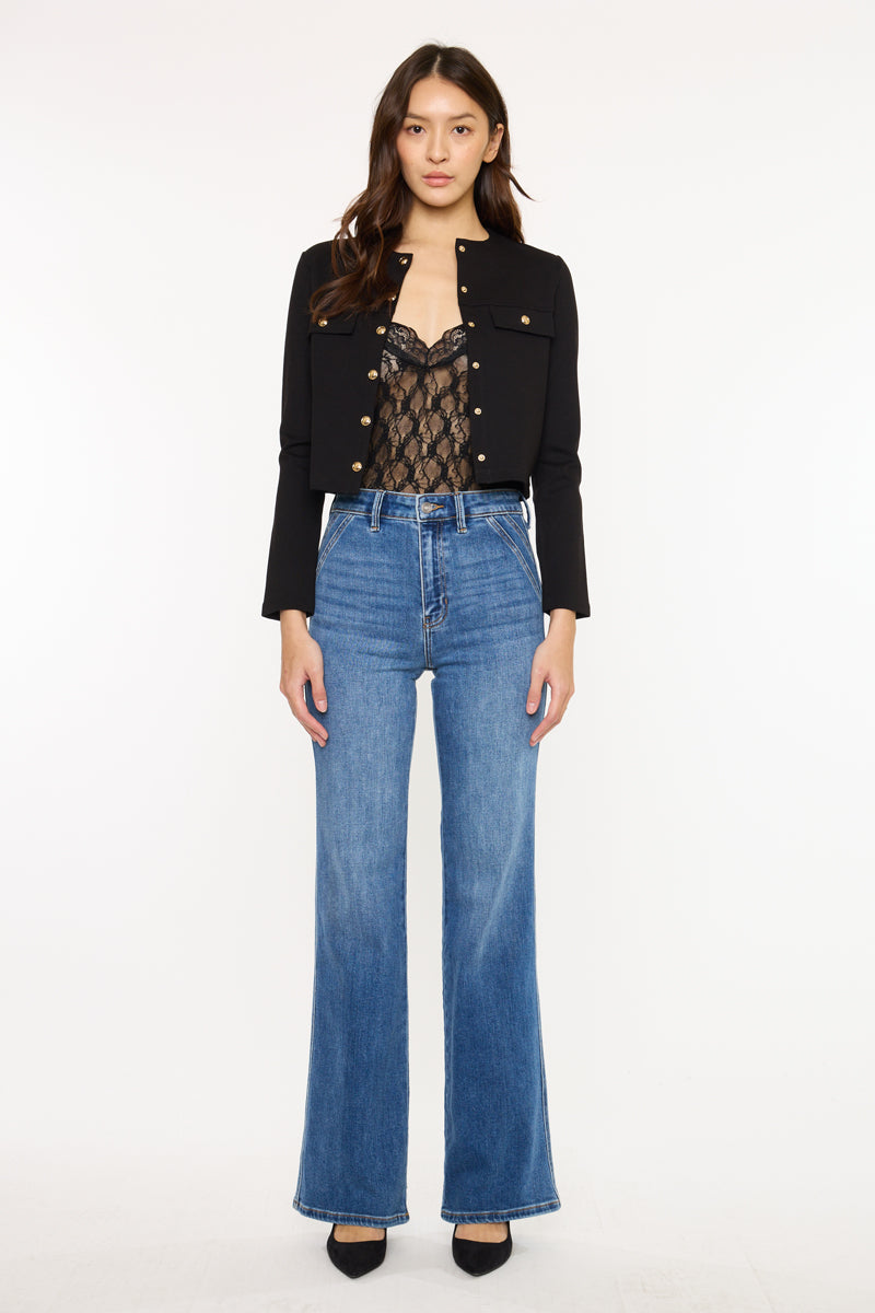 Celia Ultra High Rise Wide Flare - Official Kancan USA