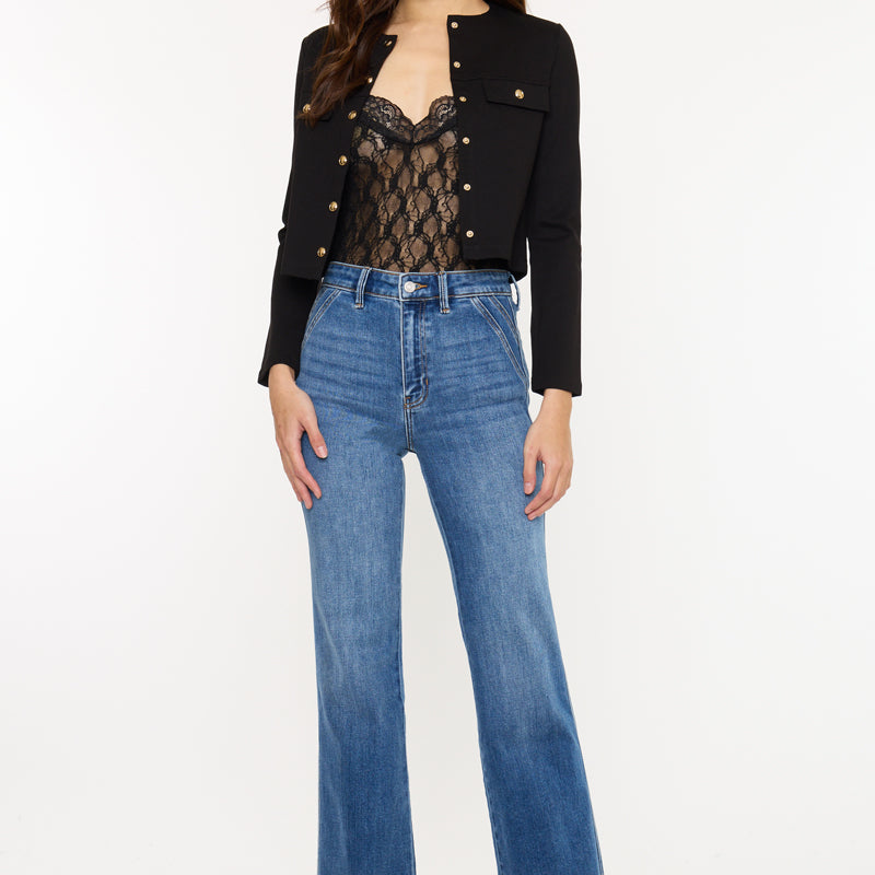 Celia Ultra High Rise Wide Flare - Official Kancan USA