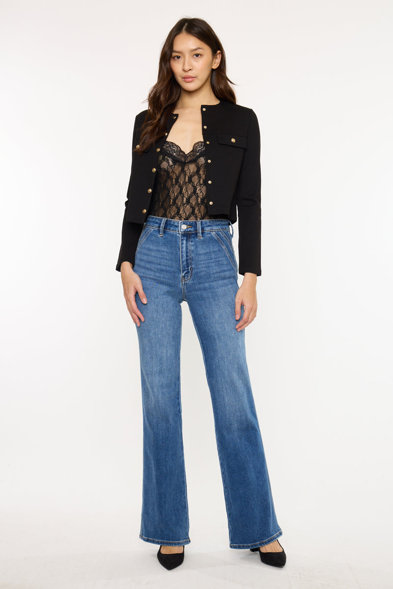 Celia Ultra High Rise Wide Flare - Official Kancan USA