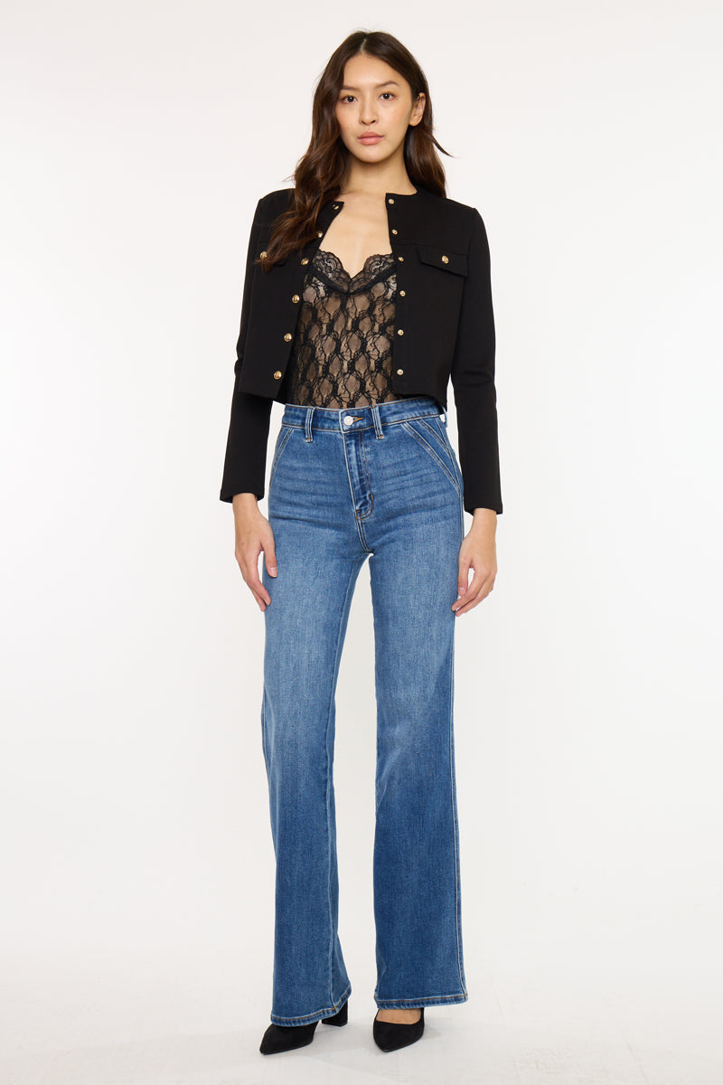 Celia Ultra High Rise Wide Flare - Official Kancan USA