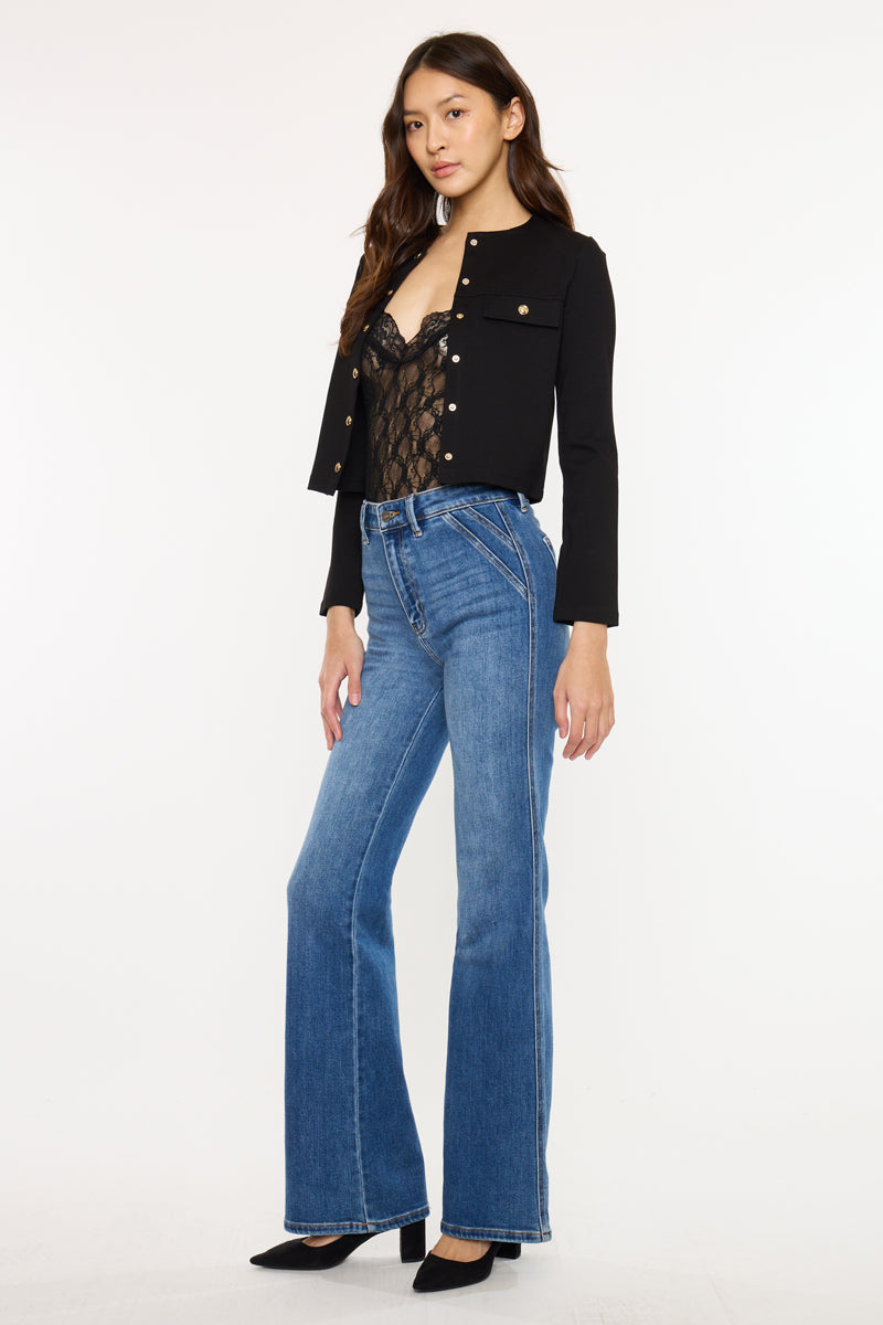 Celia Ultra High Rise Wide Flare - Official Kancan USA