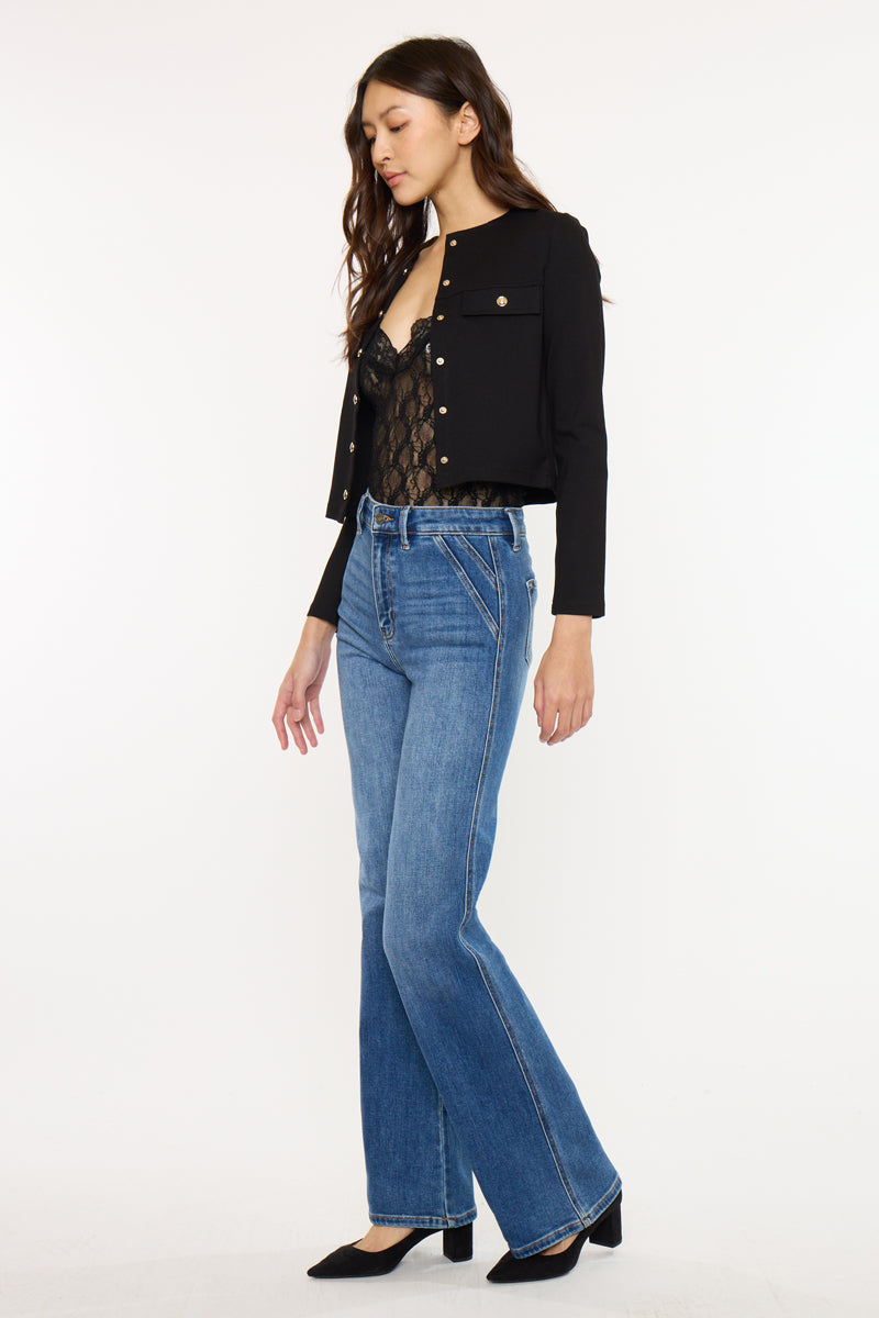 Celia Ultra High Rise Wide Flare - Official Kancan USA