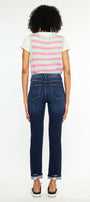 Reese High Rise Slim Straight Leg Jeans - Official Kancan USA