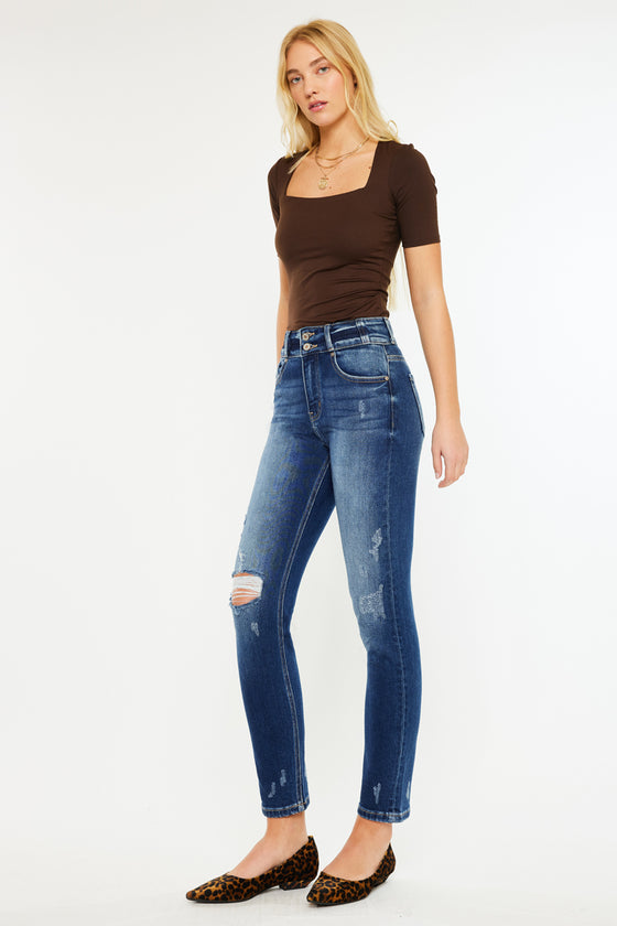 注目ショップ・ブランドのギフト Leg Straight Rise High Alanis Jeans USA Kancan Official – 財布・ケース・小物入れ