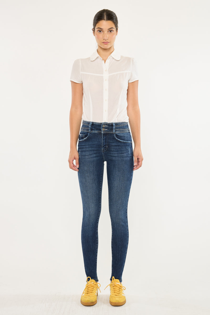 Valerie Ultra High Rise Super Skinny Jeans - Official Kancan USA