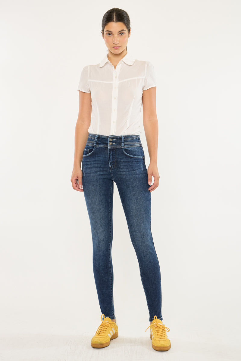 Valerie Ultra High Rise Super Skinny Jeans - Official Kancan USA