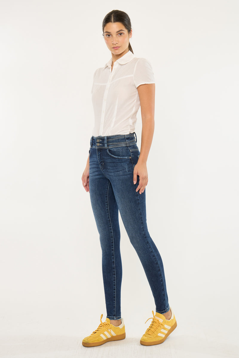 Valerie Ultra High Rise Super Skinny Jeans - Official Kancan USA