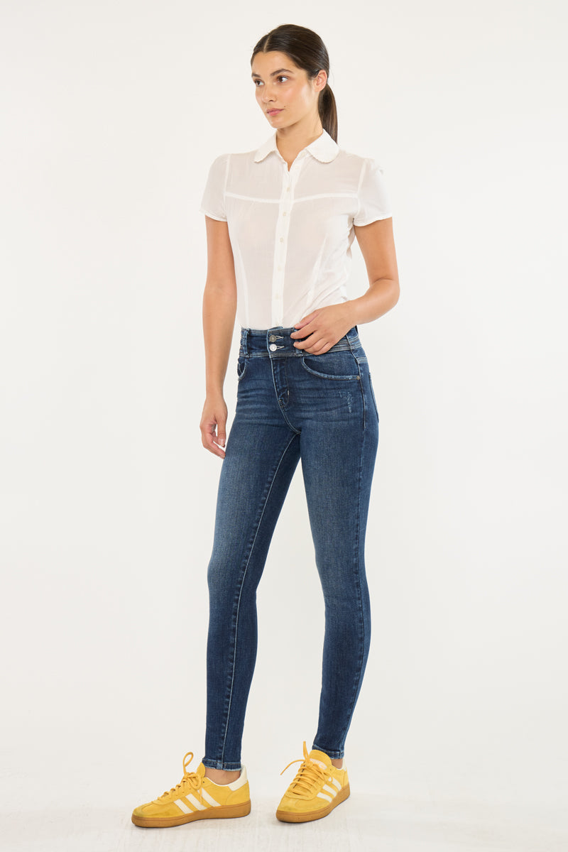 Valerie Ultra High Rise Super Skinny Jeans - Official Kancan USA