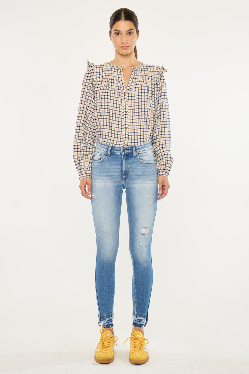 Jubilee High Rise Ankle Skinny Jeans - Official Kancan USA