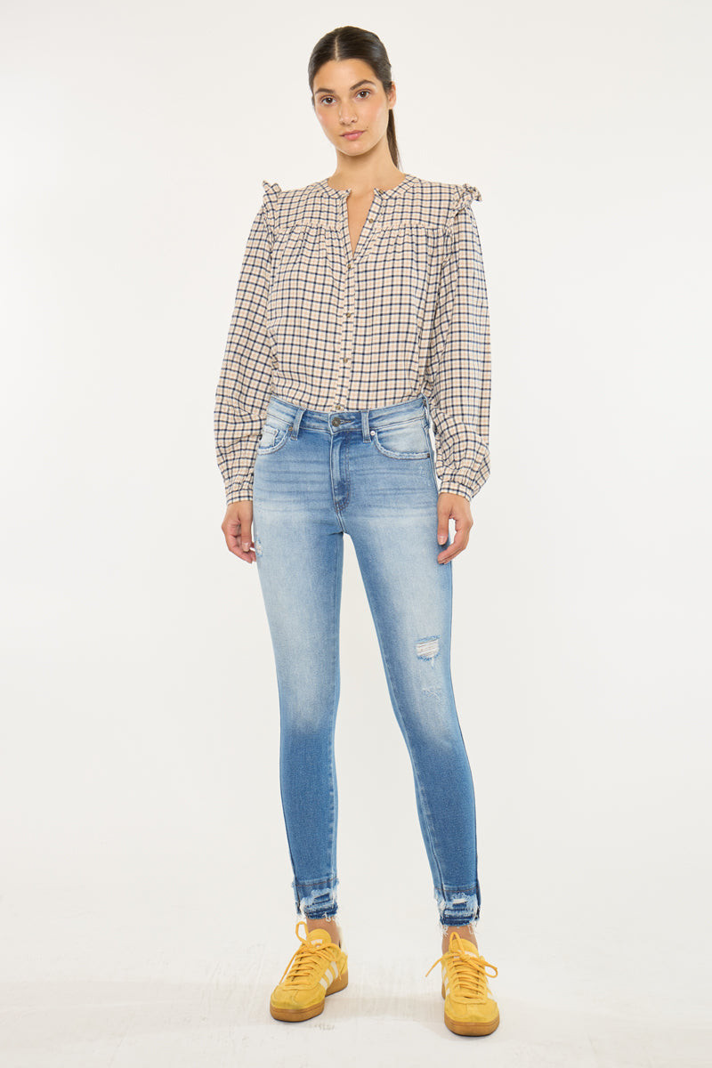 Jubilee High Rise Ankle Skinny Jeans - Official Kancan USA