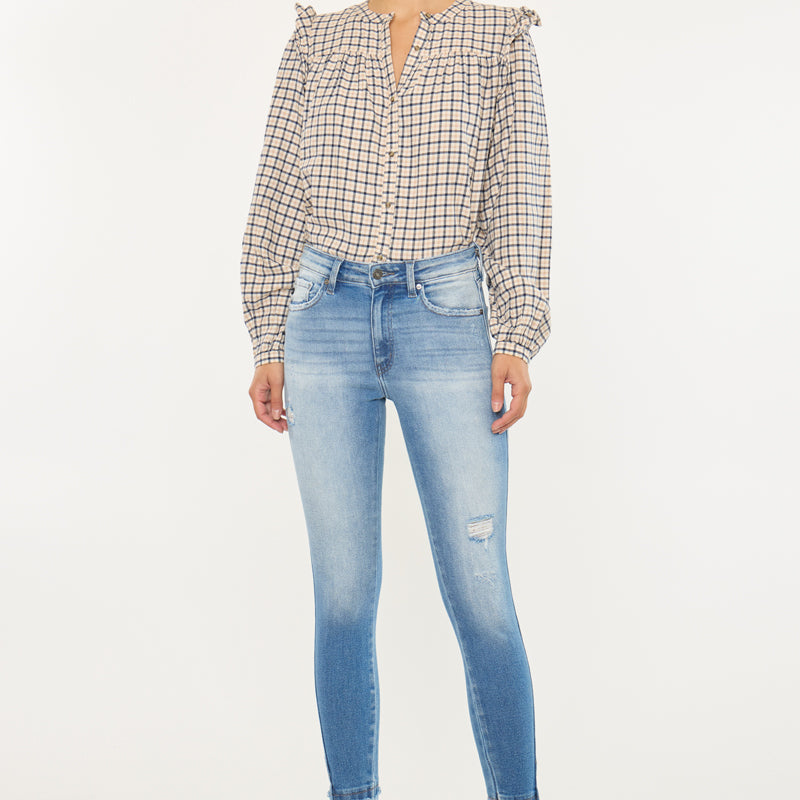 Jubilee High Rise Ankle Skinny Jeans - Official Kancan USA