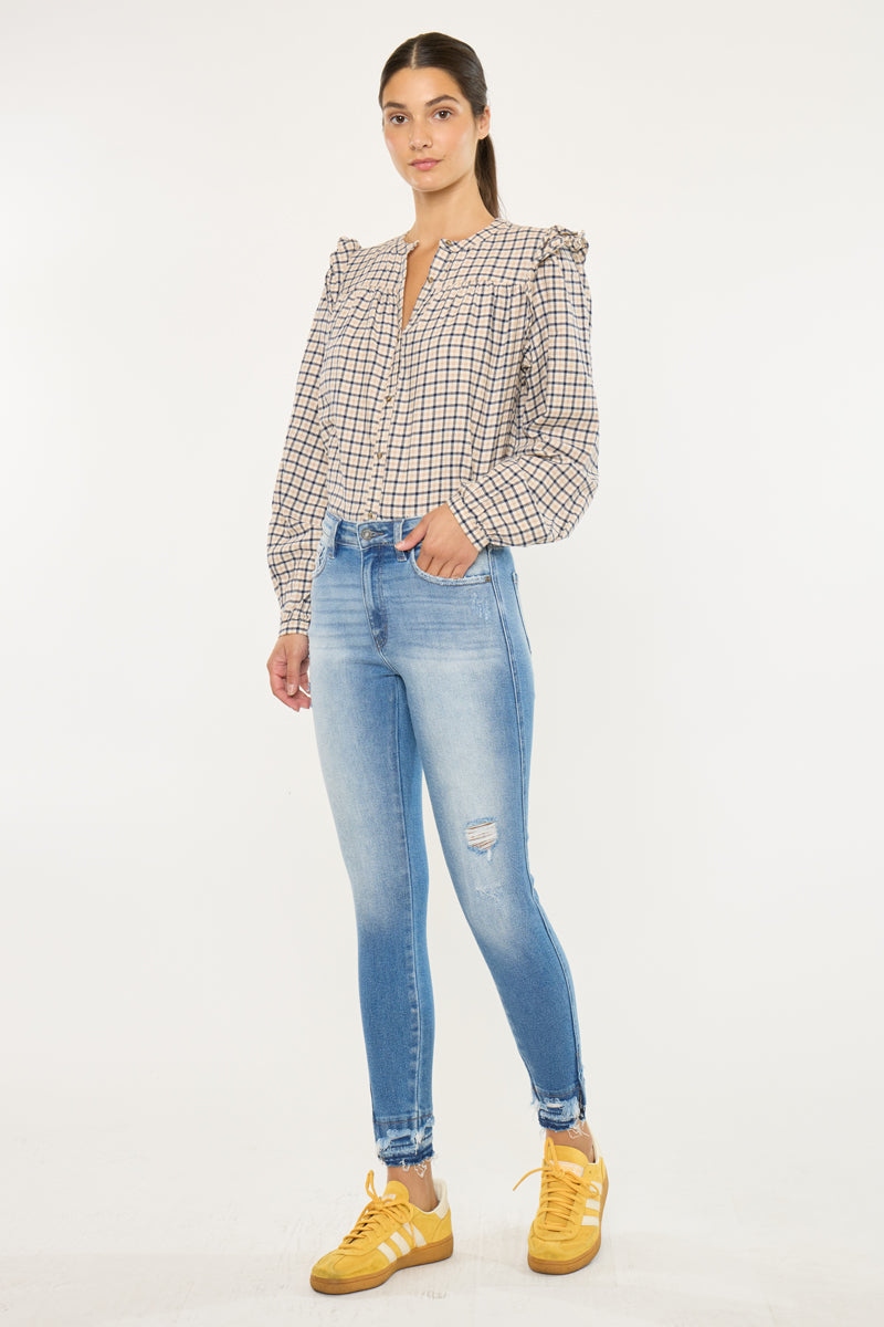 Jubilee High Rise Ankle Skinny Jeans - Official Kancan USA