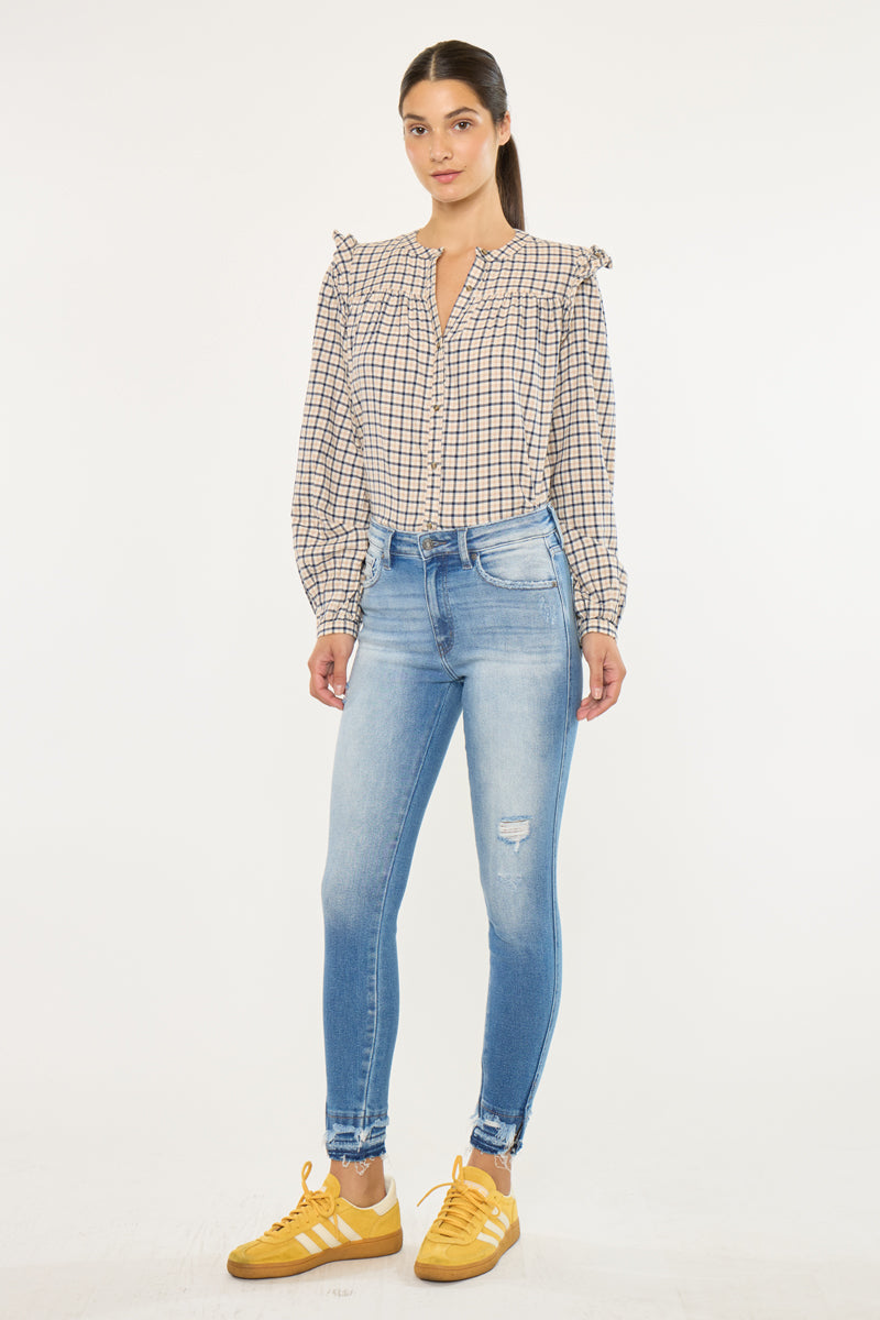 Jubilee High Rise Ankle Skinny Jeans - Official Kancan USA