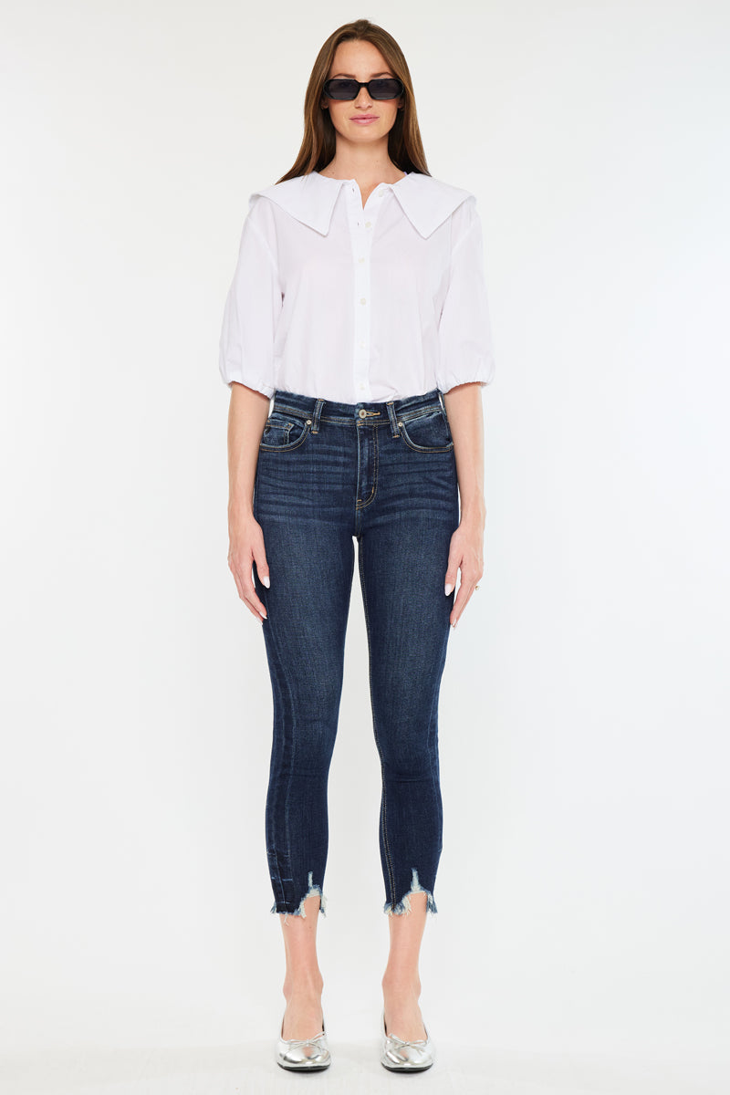 Aspen High Rise Ankle Skinny Jeans - Official Kancan USA