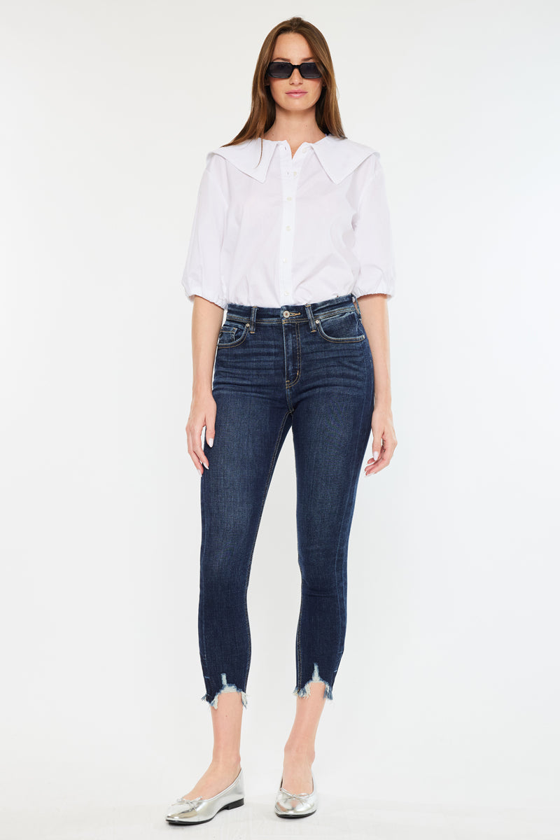 Aspen High Rise Ankle Skinny Jeans - Official Kancan USA