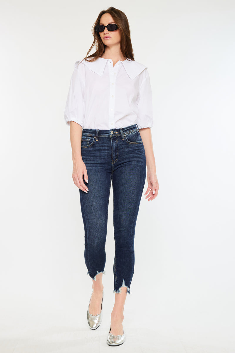 Aspen High Rise Ankle Skinny Jeans - Official Kancan USA
