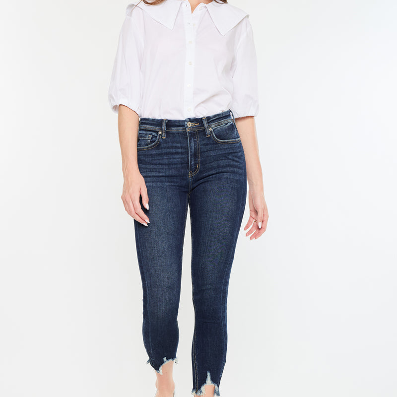 Aspen High Rise Ankle Skinny Jeans - Official Kancan USA