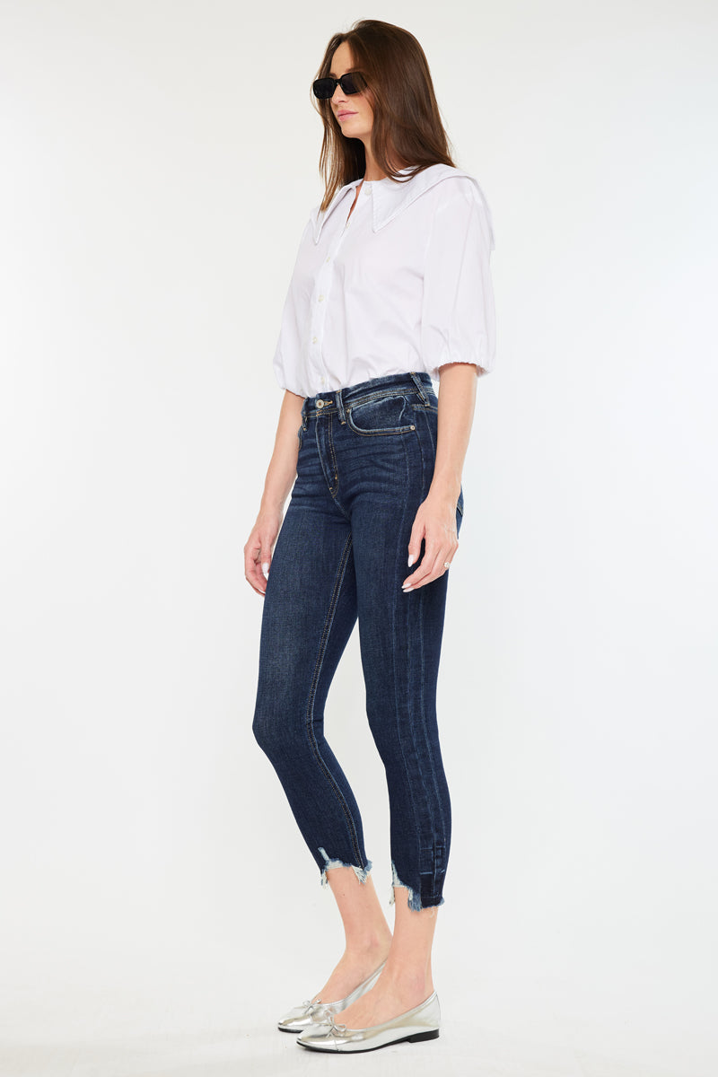 Aspen High Rise Ankle Skinny Jeans - Official Kancan USA