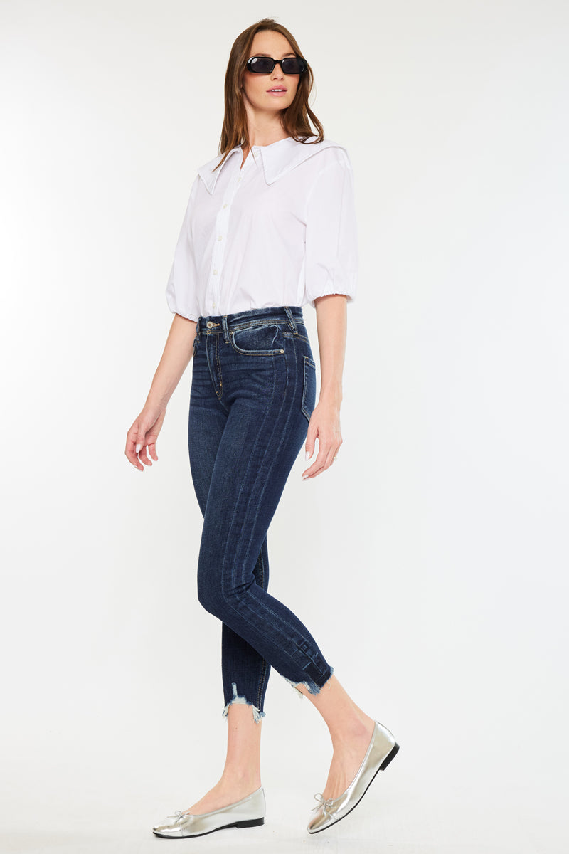Aspen High Rise Ankle Skinny Jeans - Official Kancan USA