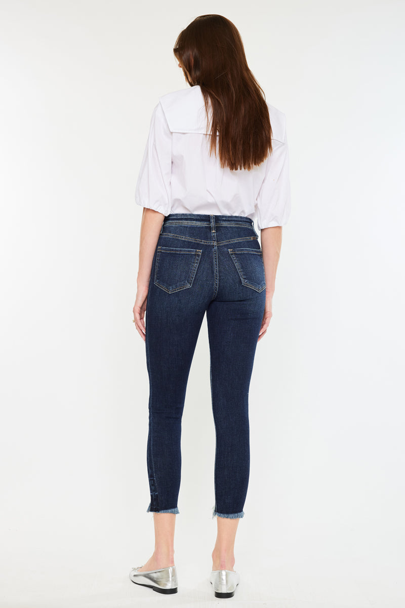 Aspen High Rise Ankle Skinny Jeans - Official Kancan USA