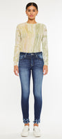 Antonella High Rise Ankle Skinny Jeans - Official Kancan USA