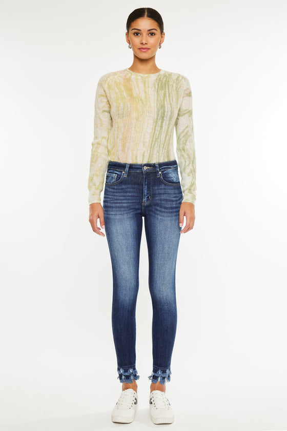 Antonella High Rise Ankle Skinny Jeans - Official Kancan USA