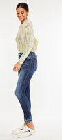 Antonella High Rise Ankle Skinny Jeans - Official Kancan USA