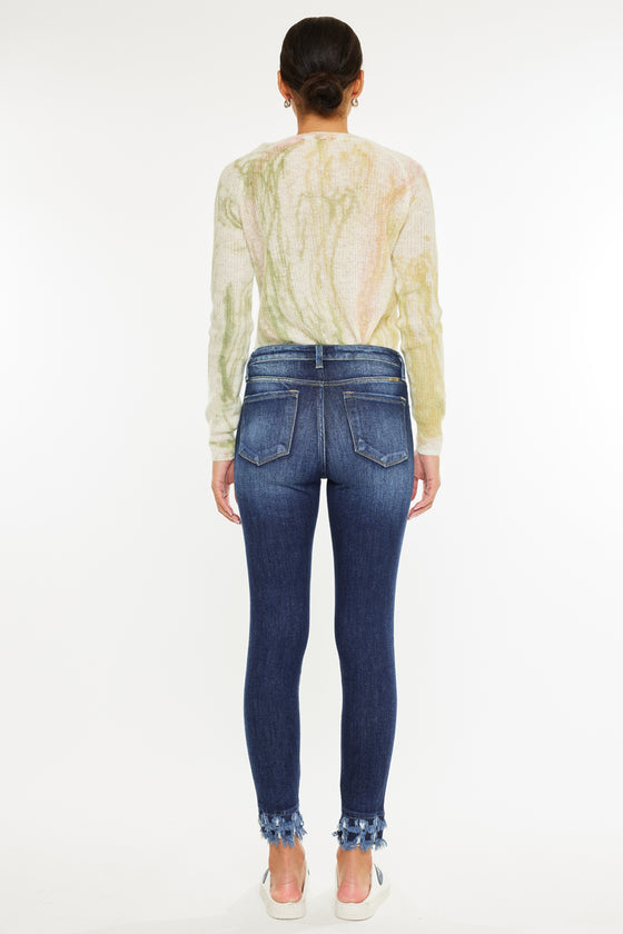 Antonella High Rise Ankle Skinny Jeans - Official Kancan USA