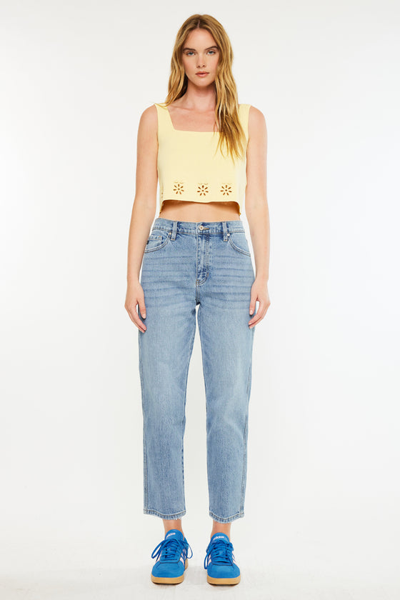 Gabby High Rise Slouch Fit Jeans - Official Kancan USA