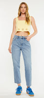 Gabby High Rise Slouch Fit Jeans - Official Kancan USA