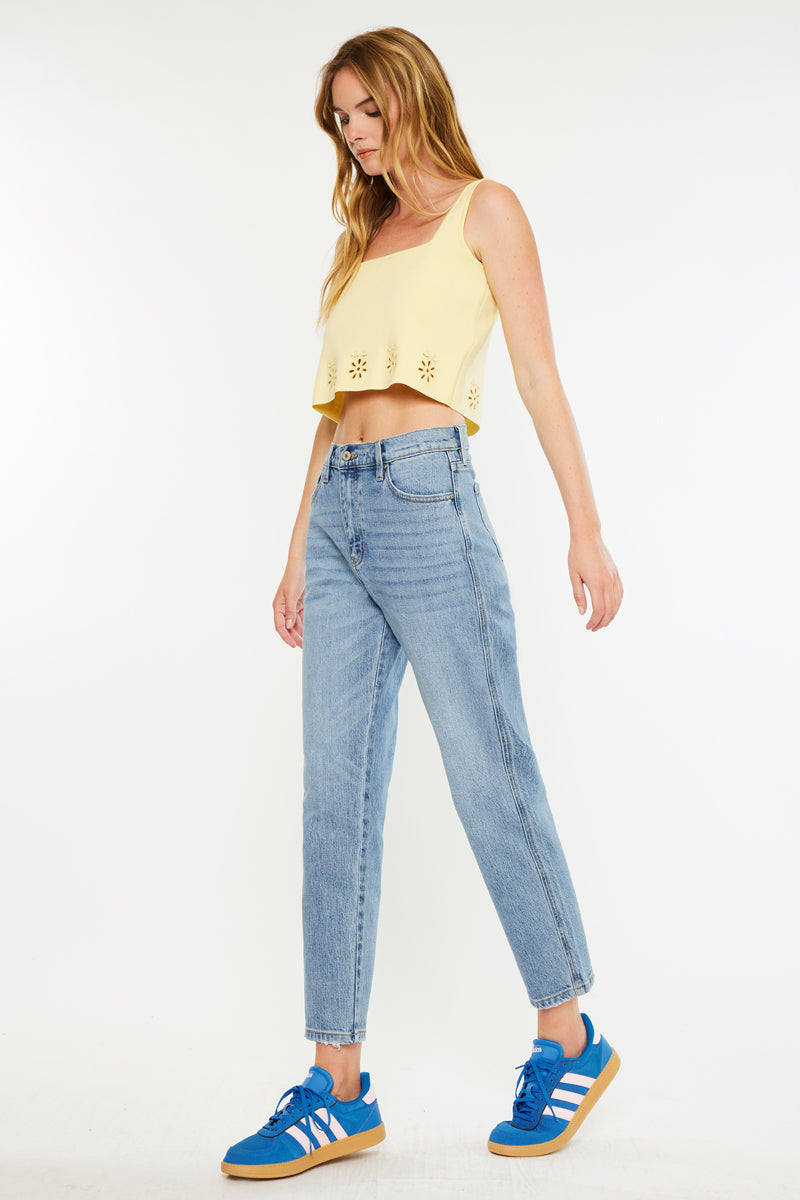 Gabby High Rise Slouch Fit Jeans - Official Kancan USA