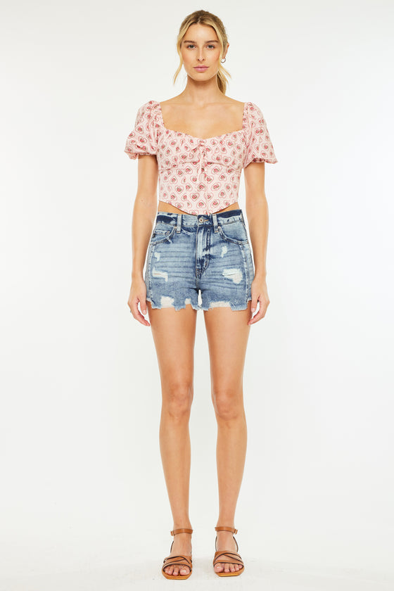 Stacey High Rise Shorts - Official Kancan USA