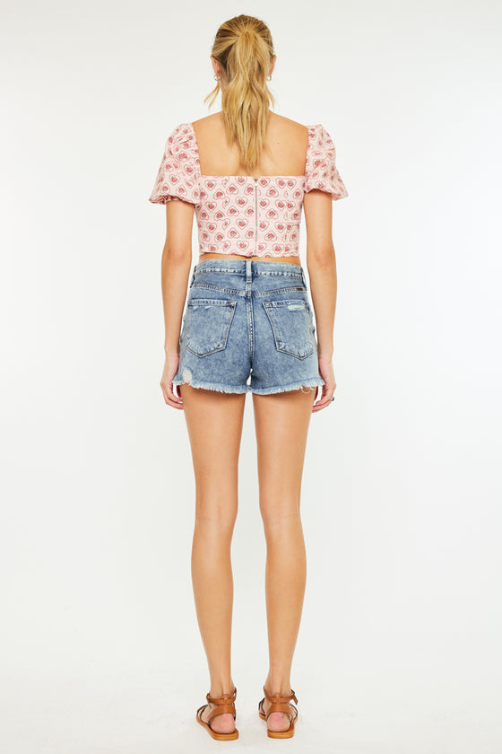 Stacey High Rise Shorts - Official Kancan USA