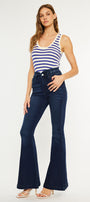 Elowen High Rise Super Flare Jeans - Official Kancan USA
