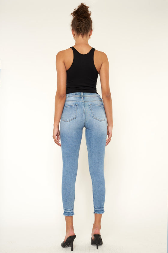 Terri High Rise Ankle Skinny Jeans - Official Kancan USA