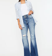 Chloe High Rise Super Flare Jeans - Official Kancan USA