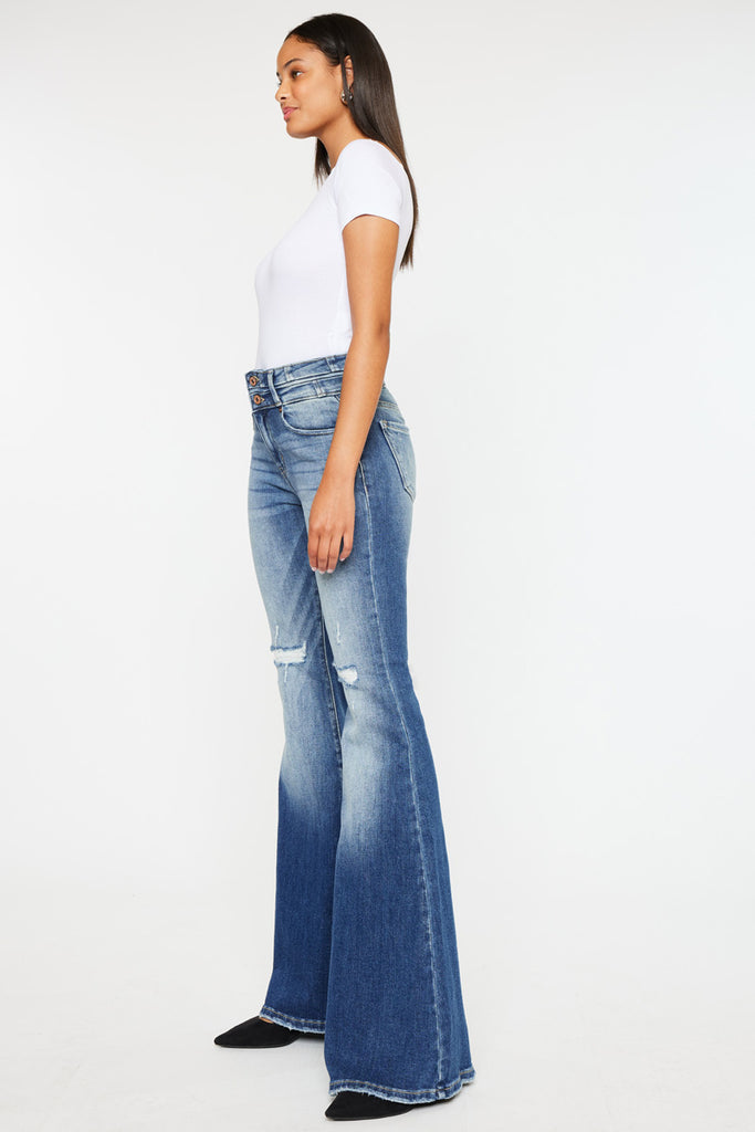 Kancan HR Flare Jeans
