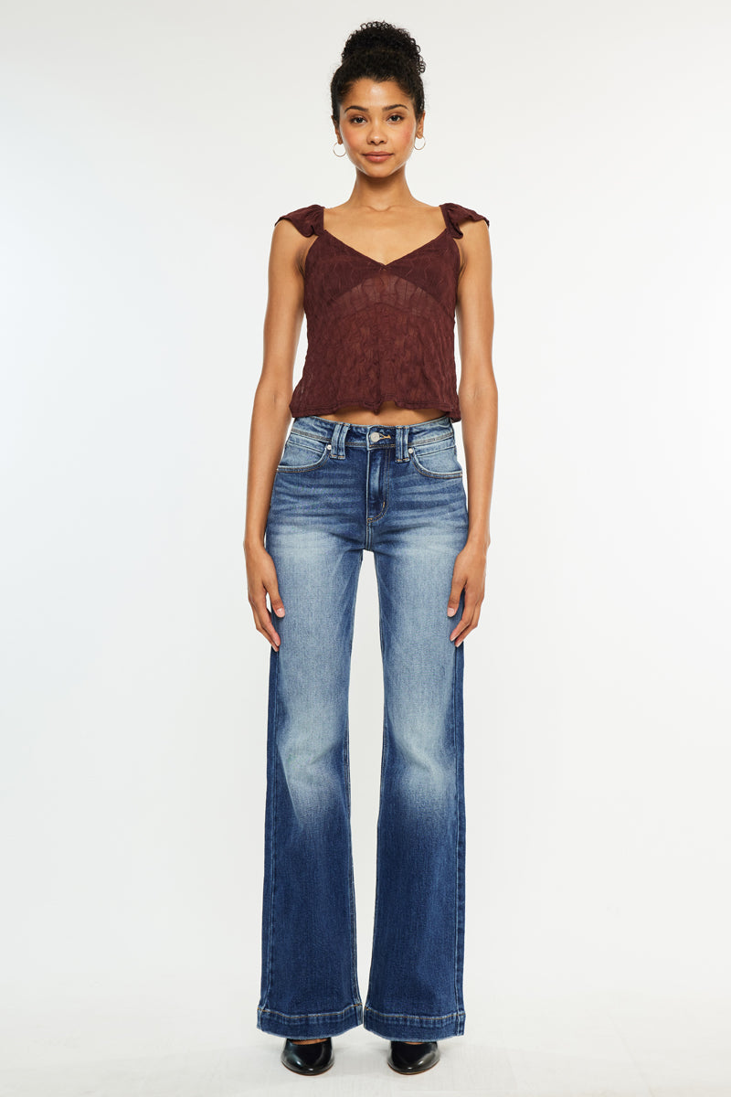 Pilot High Rise Flare Jeans - Official Kancan USA