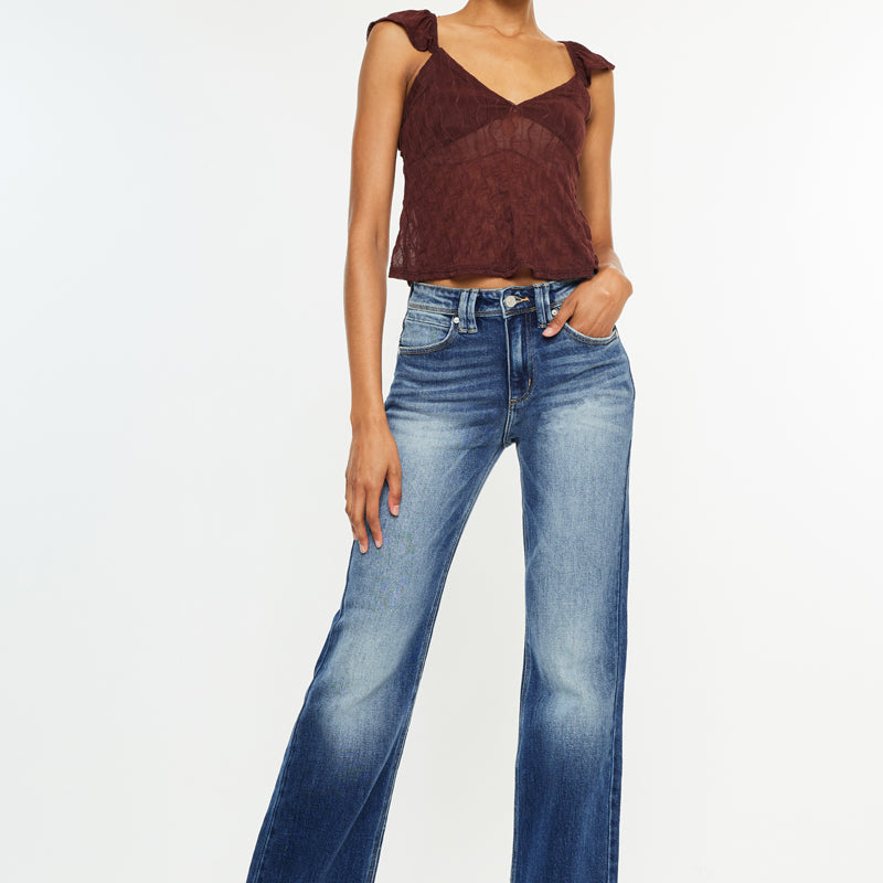Pilot High Rise Flare Jeans - Official Kancan USA
