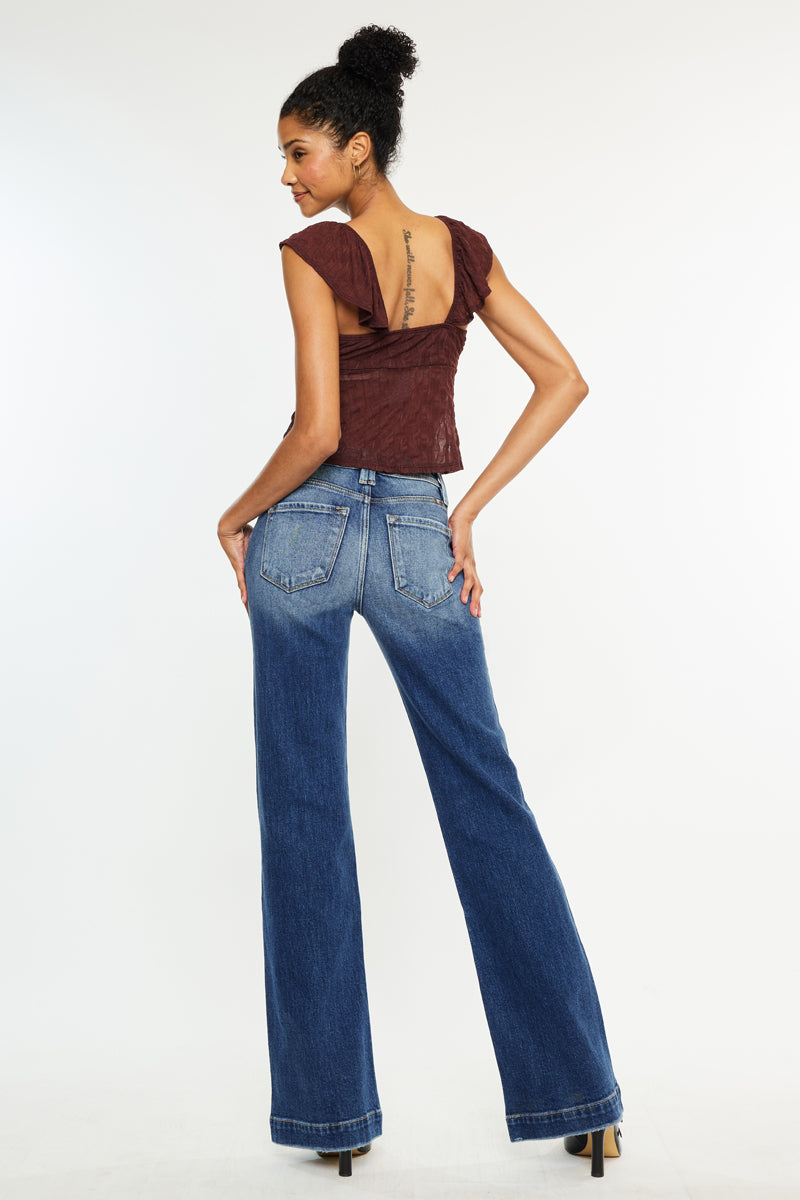 Pilot High Rise Flare Jeans – Kancan USA