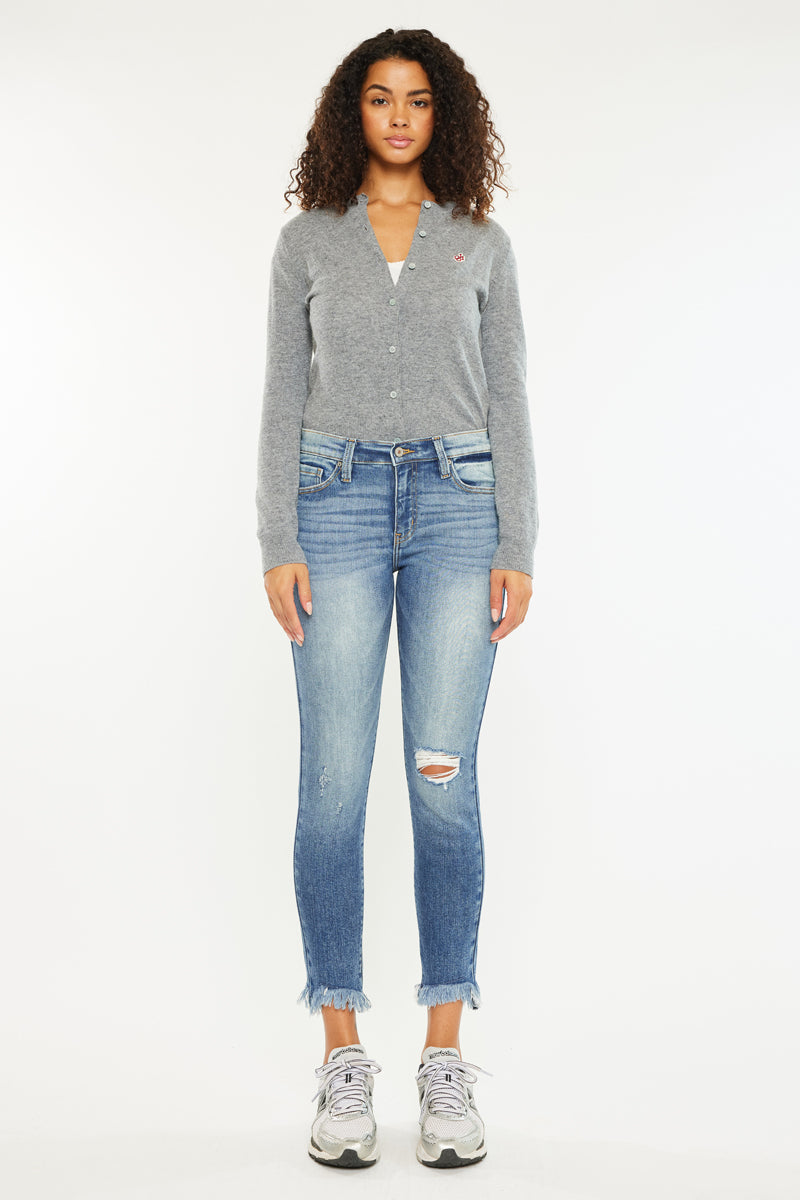 Darian Mid Rise Ankle Skinny - Official Kancan USA