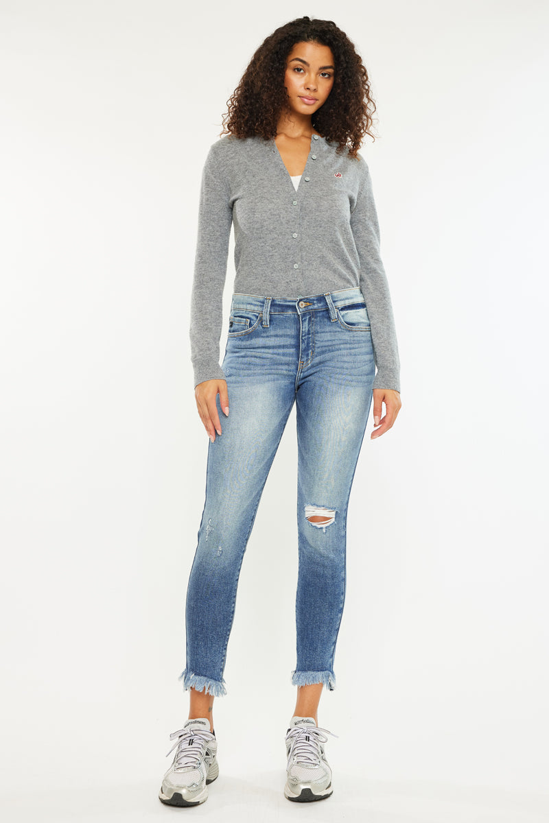 Darian Mid Rise Ankle Skinny - Official Kancan USA