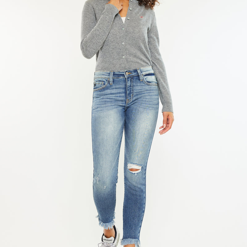 Darian Mid Rise Ankle Skinny - Official Kancan USA