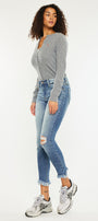 Darian Mid Rise Ankle Skinny - Official Kancan USA