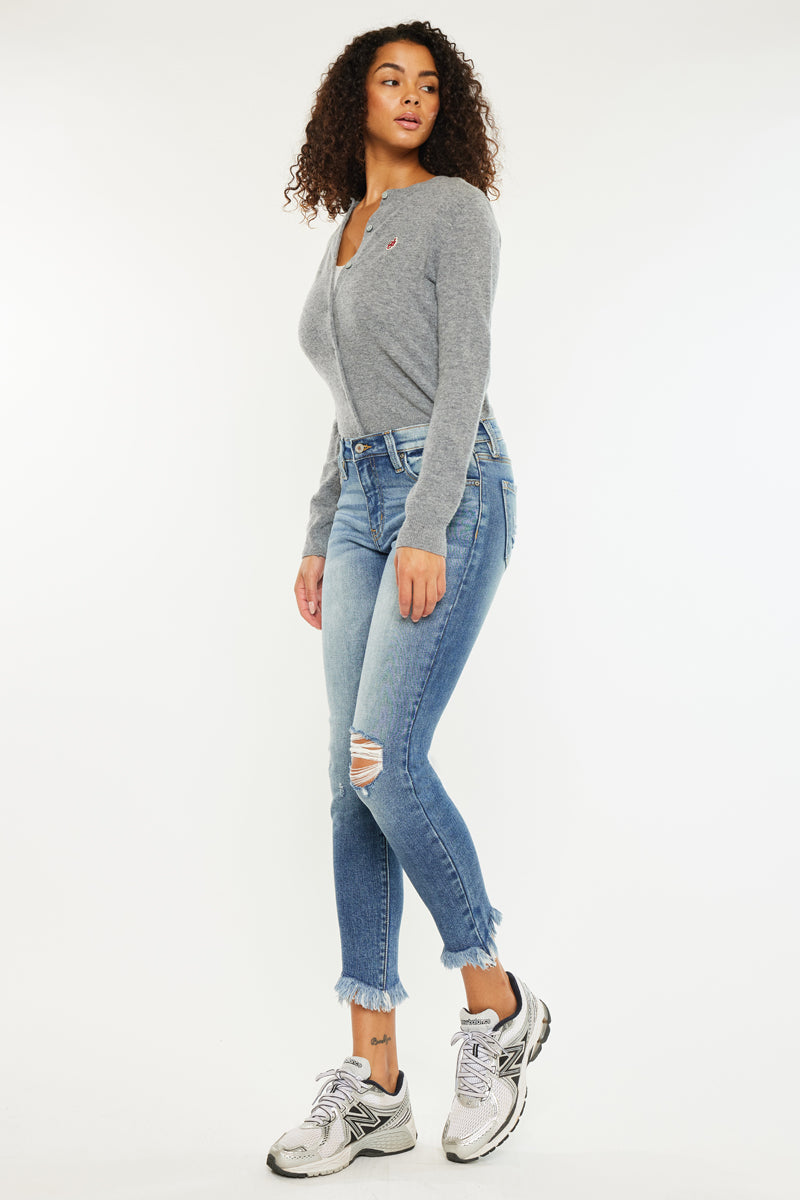 Darian Mid Rise Ankle Skinny - Official Kancan USA